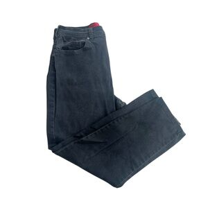 Gloria Vanderbilt Black High Waisted Straight-Leg Jeans